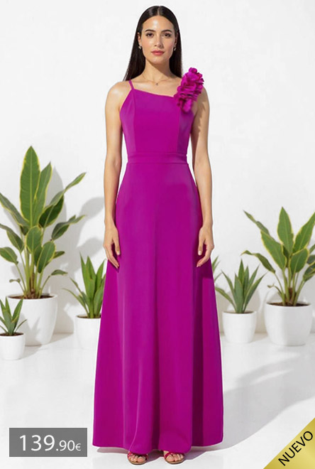 vestidos orquidea tirante floreso